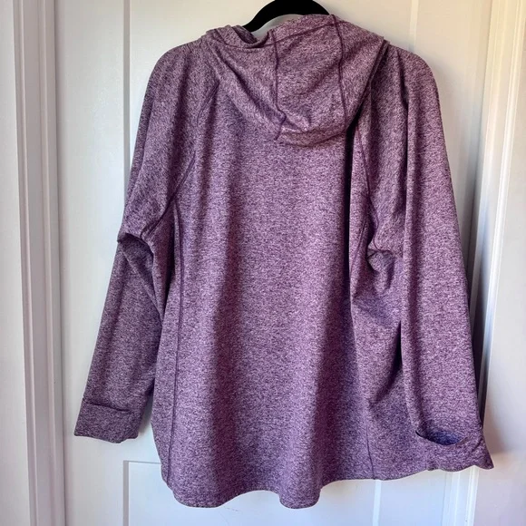 Duluth Trading Co Women's Plus Plushcious Hoodie Size 2XL Burgundy - Picture 9 of 12